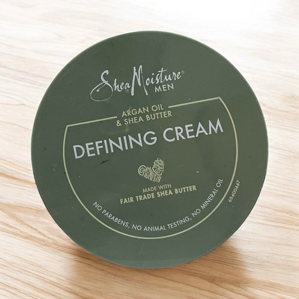 Shea Moisture Men Defining Cream Argan Oil & Shea Butter, 4 oz (113 g) NEW, 3 Pk - Picture 3 of 5